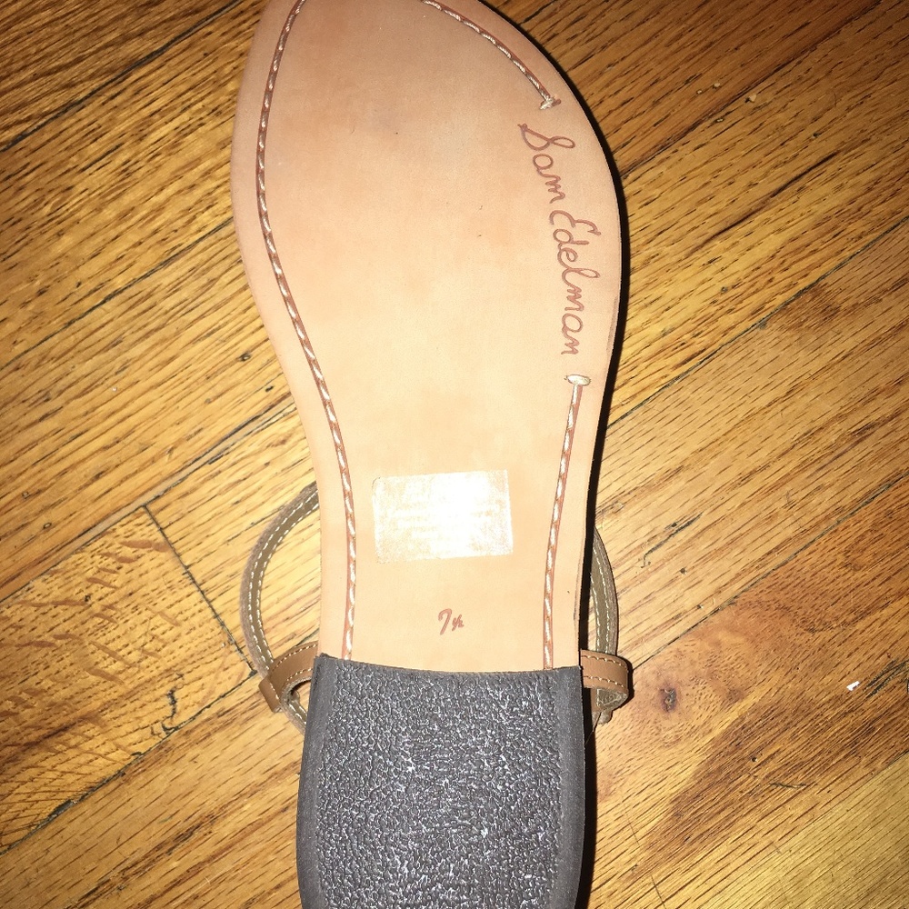 NWT SAM EDELMAN Gigi Tribal Hand Painted Sandals - Picture 3 of 4